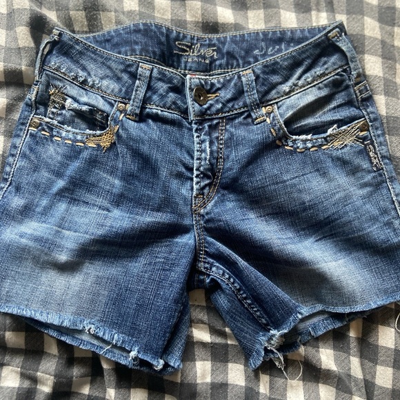Silver Jeans Blue low rise Julia denim shorts - Picture 4 of 5